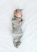 Stone Newborn Knotted Gown