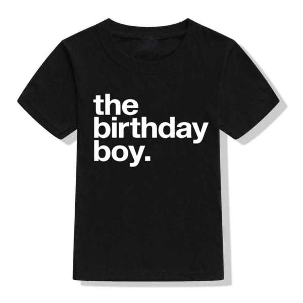 The Birthday Boy Black T-Shirt