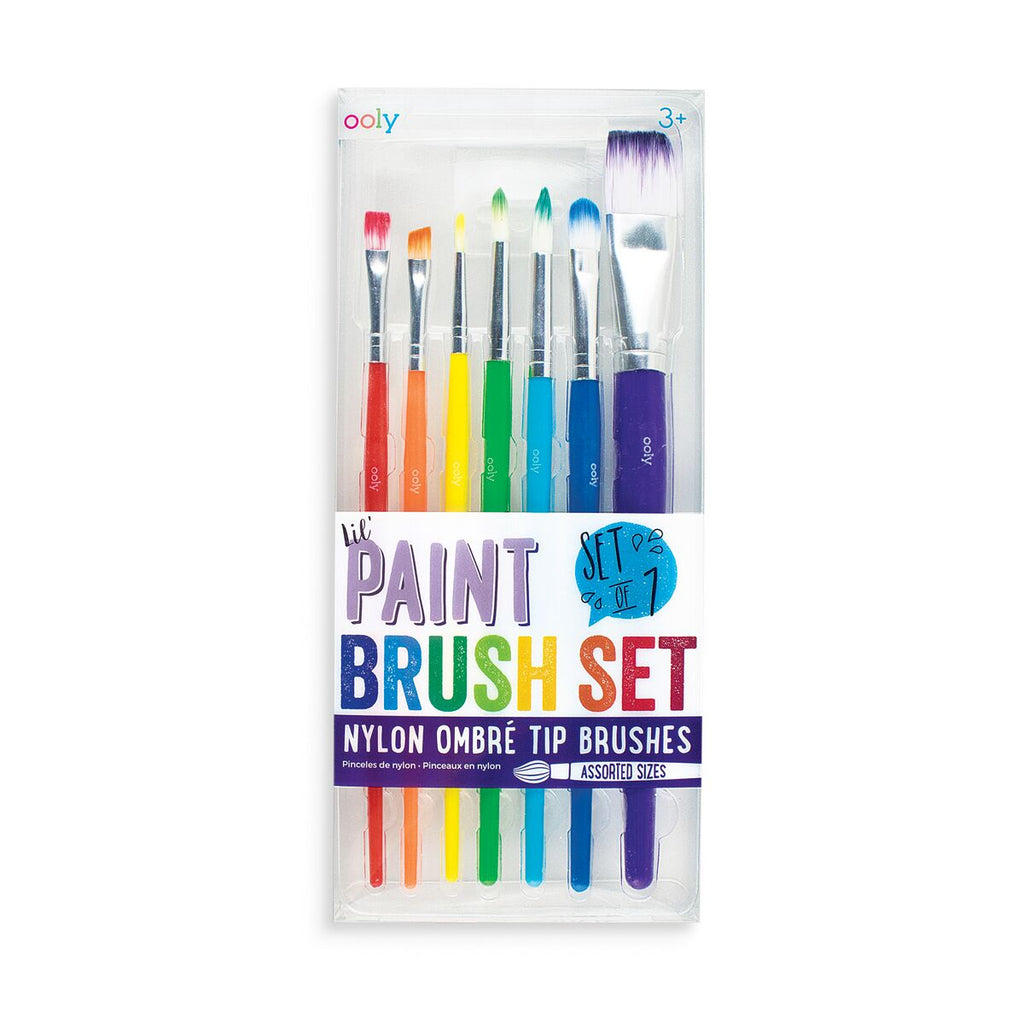 lil paint brush set - set of 7