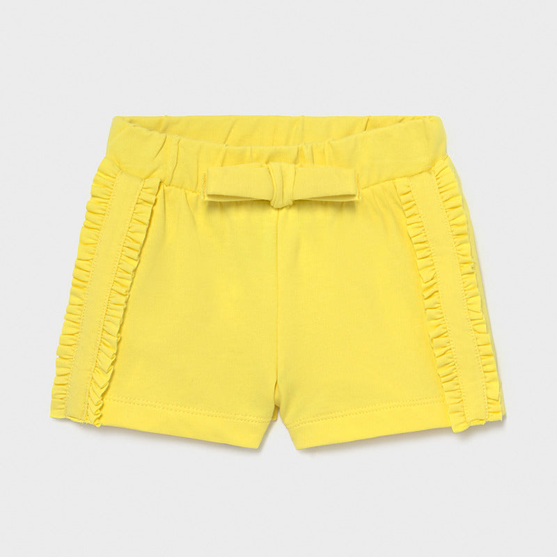 Shorts with decorative side panels - 1227 yellow 054