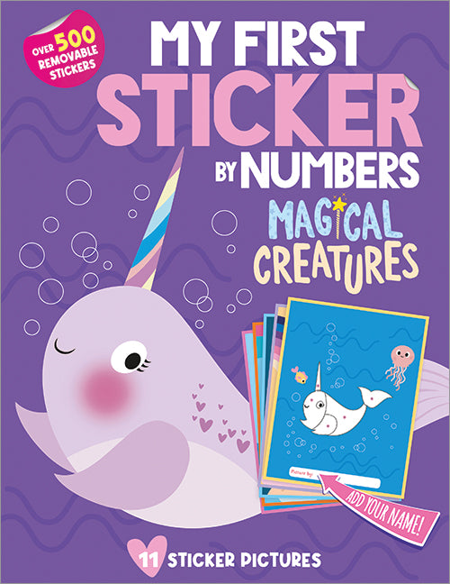 My First Sticker By Numbers Magical Creatures