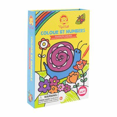 Tiger Tribe | Rainbow Garden - Colour by Numbers