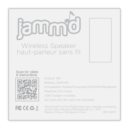 JAMM'D - WIRELESS SPEAKER - SASSY SEQUINS