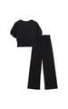 French Terry Smocked Top & Pant Set